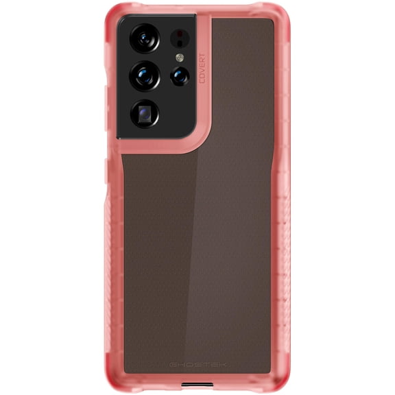 Ghostek Covert Pink Galaxy S21 Case For Women Clear Protective Phone Cover Durable Silicone Shockproof Protection Wireless Charging Compatible Designed For 2021 Samsung S21 5g (6.2inch) (Phantom Pink)