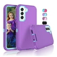 thumbnail image 1 of Galaxy S22+ 5G Cases, Phone Case Cover for Galaxy S22+ 5G 6.6", Tekcoo Full-Body Shockproof Protection Heavy Duty Armor Hard Plastic & Rubber Rugged Bumper 3-in-1 Case Cover -Purple, 1 of 6