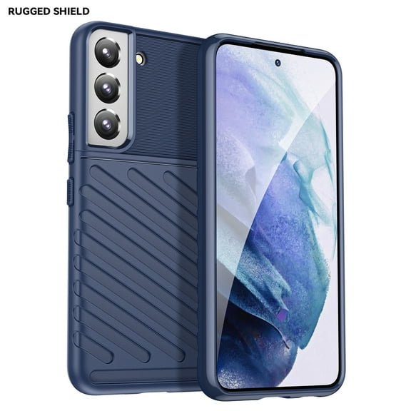 Galaxy S22 FE Case, Dual Layer Protective Heavy Duty Cell Phone Cover Shockproof Rugged with Non Slip Textured Back  Military Protection Bumper Case for Samsung Galaxy S20 FE 6.5 inch 2020,Blue