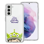 Galaxy S22 Plus Case (6.6inch) Clear TPU Cute Soft Jelly Cover - Poptown Cap Alien