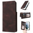 thumbnail image 1 of Galaxy S22 Plus Case with Stand, Allytech Premium Slim PU Leather & Inner TPU Bumper Shockproof Card Slots Folio Book Kickstand Women Men Wallet Case for Samsung Galaxy S22 Plus 6.6" 5G 2022, Brown, 1 of 2