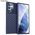 thumbnail image 1 of Galaxy S22 Ultra Case, Dual Layer Protective Heavy Duty Cell Phone Cover Shockproof Rugged with Non Slip Textured Back  Military Protection Bumper Case for Samsung Galaxy S22 Ultra 6.8 inch,Blue, 1 of 8