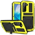 thumbnail image 1 of Galaxy S23 Case for Samsung S23 5G, Allytech Built-in Screen Protector 360° Full Body Heavy Duty Rugged Dropproof Anti-Scratch Shockproof Stand Case for Samsung Galaxy S23, Yellow, 1 of 8