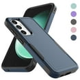 thumbnail image 1 of Galaxy S23 FE 5G Case, 2 in 1 Phone Case for Samsung Galaxy S23 FE 5G 6.4 inch ,Takfox Shockproof Protection Heavy Duty Armor Hard Plastic & Rubber Rugged Bumper Cover,Blue, 1 of 12
