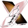 thumbnail image 1 of for Galaxy S23 Plus Case,[Compatible with Magsafe],[10 FT Military Grade Drop Protection][Anti Yellowing] Slim Soft TPU Luxury Protective Phone Case for Galaxy S23 Plus-Pink 11-sam s23p-04, 1 of 12