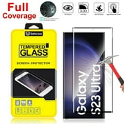 Galaxy S23 Screen Protector, Takfox HD Clear Tempered Glass, Fingerprint Unlock, 3D Curved, Scratch Resistant, Bubble-Free for Samsung Galaxy S23 5G Glass Screen Protector