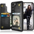 thumbnail image 1 of Galaxy S23 Ultra Plus Case, Tekcoo Galaxy S23 Wallet Case, PU Leather ID Cash Credit Card Holder Slots Magnetic Closure Kickstand Flip Slim Cover for Samsung S23 5G [Black], 1 of 7