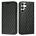thumbnail image 1 of Galaxy S23 Ultra Wallet Case, Premium PU Leather Magnetic Flip Case with Card Slots Kickstand, Luxury Protective Folio Cover Compatible with Samsung Galaxy S23 Ultra, Black, 1 of 11