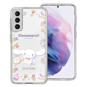 Galaxy S24 Case (6.2inch) Sanrio Cute Clear Soft Jelly Cover - Circle Cinnamoroll