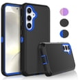 thumbnail image 1 of Galaxy S24 Case, Defender Phone Case For Samsung Galaxy S24 6.2",Takfox Heavy Duty Shockproof Rugged Rubber Full Body Protective, 3 in 1 Hybrid Bumper Hard Cover (Blue), 1 of 8