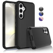 Galaxy S24 Cases, Sturdy Phone Case for Sasmung Gakaxy S24, Tekcoo Full-Body Shockproof Protection Heavy Duty Armor Hard Plastic & Shock Absorption Rubber Rugged Bumper 3-in-1 Case Cover