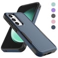 thumbnail image 1 of Galaxy S24 FE 5G Case, 2 in 1 Phone Case for Samsung Galaxy S24 FE 5G 6.7 inch ,Takfox Shockproof Protection Heavy Duty Armor Hard Plastic & Rubber Rugged Bumper Cover,Blue, 1 of 13