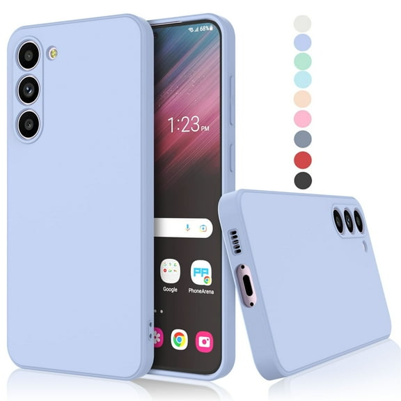 Galaxy S24 FE 5G Case, Takfox Samsung Galaxy S24 FE 5G 6.7" Basic Case [Frosted] Shockproof Case Liquid Silicone Gel Rubber Soft TPU Anti-slip Bumper Thin Matte Slim Phone Case Covers,Purple