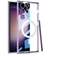 thumbnail image 1 of Galaxy S24 Ultra Case, Clear Case for Samsung Galaxy S24 Ultra Built-in Camera Lens Protector Magnetic Case Compatible with MagSafe Wireless Charging Elegant Shockproof Case Cover, Purple, 1 of 6