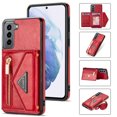 thumbnail image 1 of Galaxy S24 Wallet Case, Soft PU Leather Kickstand Card Slots Holder Flip Folio Case Durable Shockproof Cover for Samsung Galaxy S24 5G 6.1 inch 2024,Red, 1 of 7