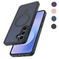 thumbnail image 1 of Galaxy S25 FE 5G Case,Magnetic Phone Case with MagSafe for Samsung Galaxy S25 FE 6.7",Takfox [Frosted] Shockproof Case Matte Hard Plastic & Silicone Rubber Full Body Bumper Protection Cover,Black, 1 of 11