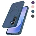 thumbnail image 1 of Galaxy S25 FE 5G Case,Magnetic Phone Case with MagSafe for Samsung Galaxy S25 FE 6.7",Takfox [Frosted] Shockproof Case Matte Hard Plastic & Silicone Rubber Full Body Bumper Protection Cover,Blue, 1 of 10