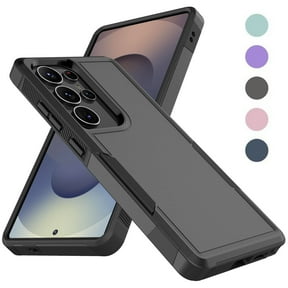 Galaxy S25 Plus Case , 2 in 1 Phone Case for Samsung Galaxy S25 Plus 6.7 inch ,Takfox Shockproof Protection Heavy Duty Armor Hard Plastic & Rubber Rugged Full Body Bumper Cover- Black