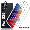 thumbnail image 1 of Galaxy S25  Screen Protector + Camera Lens Protector, [3 +2 Pack] [Ultrasonic Fingerprint Unlock] Full Coverage Tempered Glass Screen Protector For Samsung Galaxy S25, 1 of 6