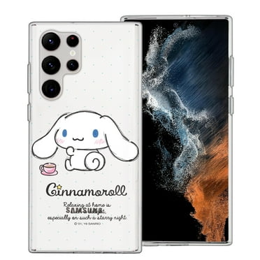 Galaxy S25 Ultra Case (6.9inch) Sanrio Clear TPU Soft Jelly Cover - Cinnamoroll Coffee