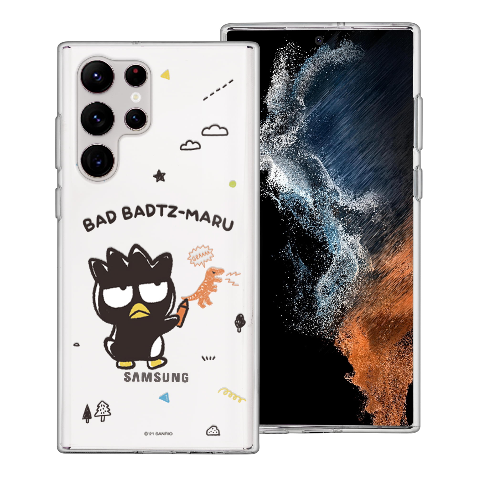 Galaxy S25 Ultra Case (6.9inch) Sanrio Cute Clear Soft Jelly Cover