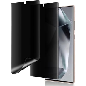 for Galaxy S25 Ultra Privacy Screen Protector, Case Friendly, Support Fingerprint Unlock, Full Adhesive Hydrogel Film [2 Pack], Anti-Spy Flexible Privacy TPU Film for Samsung Galaxy S25 Ultra 5G