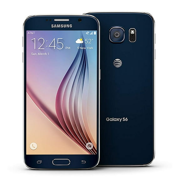 Galaxy S6 SM-G920A 32GB AT&T GSM GLOBAL Unlocked Smartphone - Black Sapphire