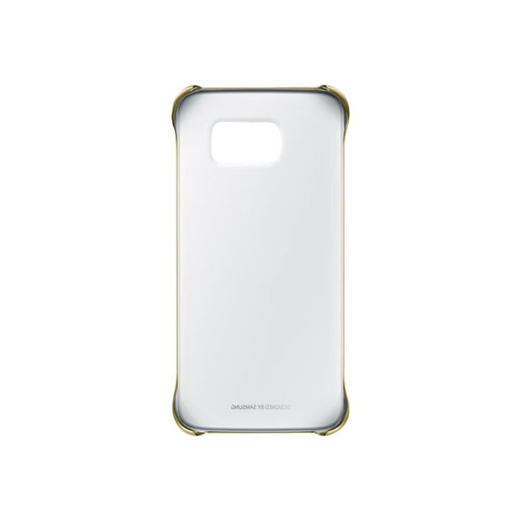 Galaxy S6 edge Protective Cover, Clear Gold