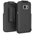 thumbnail image 1 of Galaxy S7 Belt Clip Case, Encased (SlimShield Series) Hybrid Cover w/ Secure-fit Holster (2pc set) (Black), 1 of 6