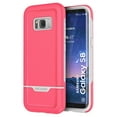 thumbnail image 1 of Galaxy S8 Case, Rebel Series Heavy Duty (dual-layer) Impact Armor by Encased (Pink), 1 of 3