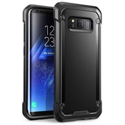 Galaxy S8 Plus Case, SUPCASE Unicorn Beetle Series Premium Hybrid Protective Clear Case-Black/Black