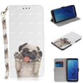thumbnail image 1 of Galaxy S9 Case, S9 Case, Allytech 3D PU Leather Protective Cover & Pocket Lanyard Wallet with Cards Holder, Support Kickstand Slim Case for Samsung Galaxy S9, Dog, 1 of 9