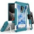 thumbnail image 1 of Galaxy S9 Plus Case, Trishield Durable Rugged Heavy Duty Phone Cover [ Belt Clip Holster] And Built in kickstand For Samsung Galaxy S9 Plus - Printed Blue Butterfly, 1 of 6