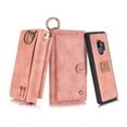 thumbnail image 1 of Galaxy S9 Wallet Case, Allytech Girls Women Magnets Detachable Zipper Wallet Case Cover PU Leather Folio Flip Holster Carrying Case Card Holder for Samsung Galaxy S9, Pink, 1 of 9