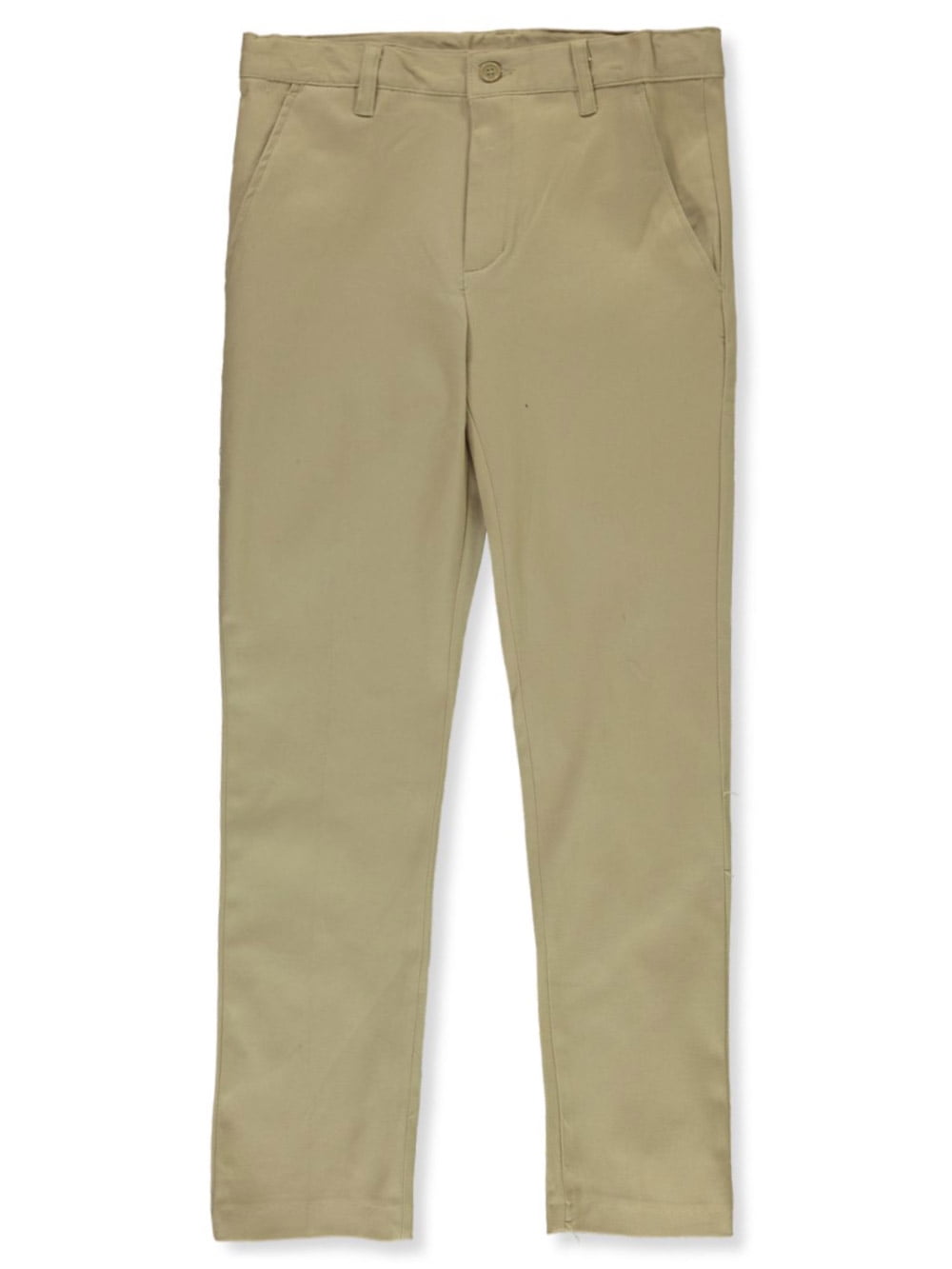 Galaxy School Uniforms Boys' Slim Stretch Pants khaki, 4 (Little Boys