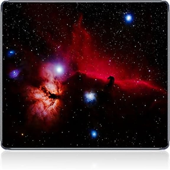 Galaxy Series Cool Mouse Pad, Comfortable Touch & Smooth Fabric Gaming Mouse Pad, Anti-Aging & Anti-Abrasion & Anti-Slip Material Mouse Pads for Desk, Odorless, 8.3 x 10.2in