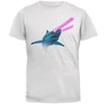 thumbnail image 1 of Galaxy Shark Great White Laser Beams Mens T Shirt White MD, 1 of 1