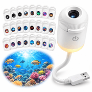 Galaxy Sky Starry Night Light Projector - 5D Plug and Play HD,with 24 Films