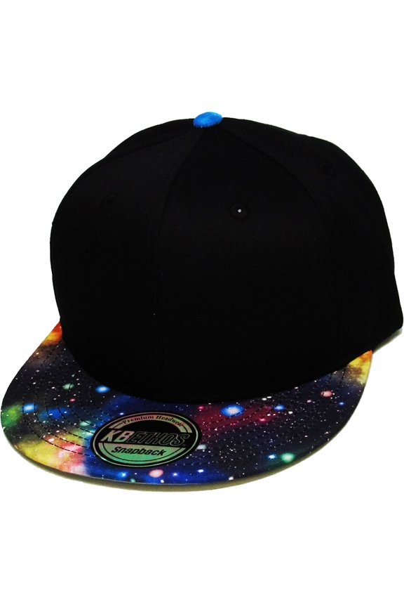 Galaxy Snapback Baseball Cap Space Hat Adjustable