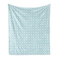 thumbnail image 1 of Galaxy Soft Flannel Fleece Blanket, Milky Way Inspired Starry Sky Theme Cosmic Universe Space Astronomy Celestial, Cozy Plush for Indoor and Outdoor Use, 60" x 80", Pale Blue White, by Ambesonne, 1 of 5