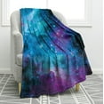 thumbnail image 1 of Galaxy Space Blanket Smooth Soft Print Throw Blanket for Gift Women Girls Friend 50"x60", 1 of 6