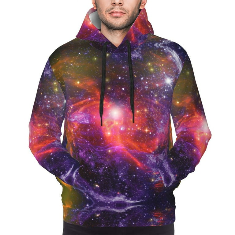 Men s Loose Fit 3D Print Hoodie