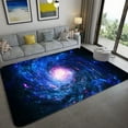 thumbnail image 1 of Galaxy Space Stars Pattern Carpets for Living Room Bedroom Area Rug Kids Room Crawl Play Mat Soft 3D Printed Home Large Carpets, 1 of 5