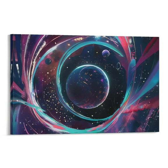 Galaxy Space Universe Planet Poster (15) Canvas Poster Wall Art Picture Prints Hanging Photo Gift Decor Home Posters Artworks 20x30inch(50x75cm)