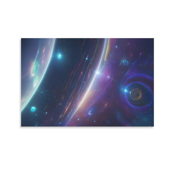 Galaxy Space Universe Planet Poster (16) Art Poster Canvas Painting Decor Wall Print Photo Gifts Home Modern Decorative Posters 24x36inch(60x90cm)