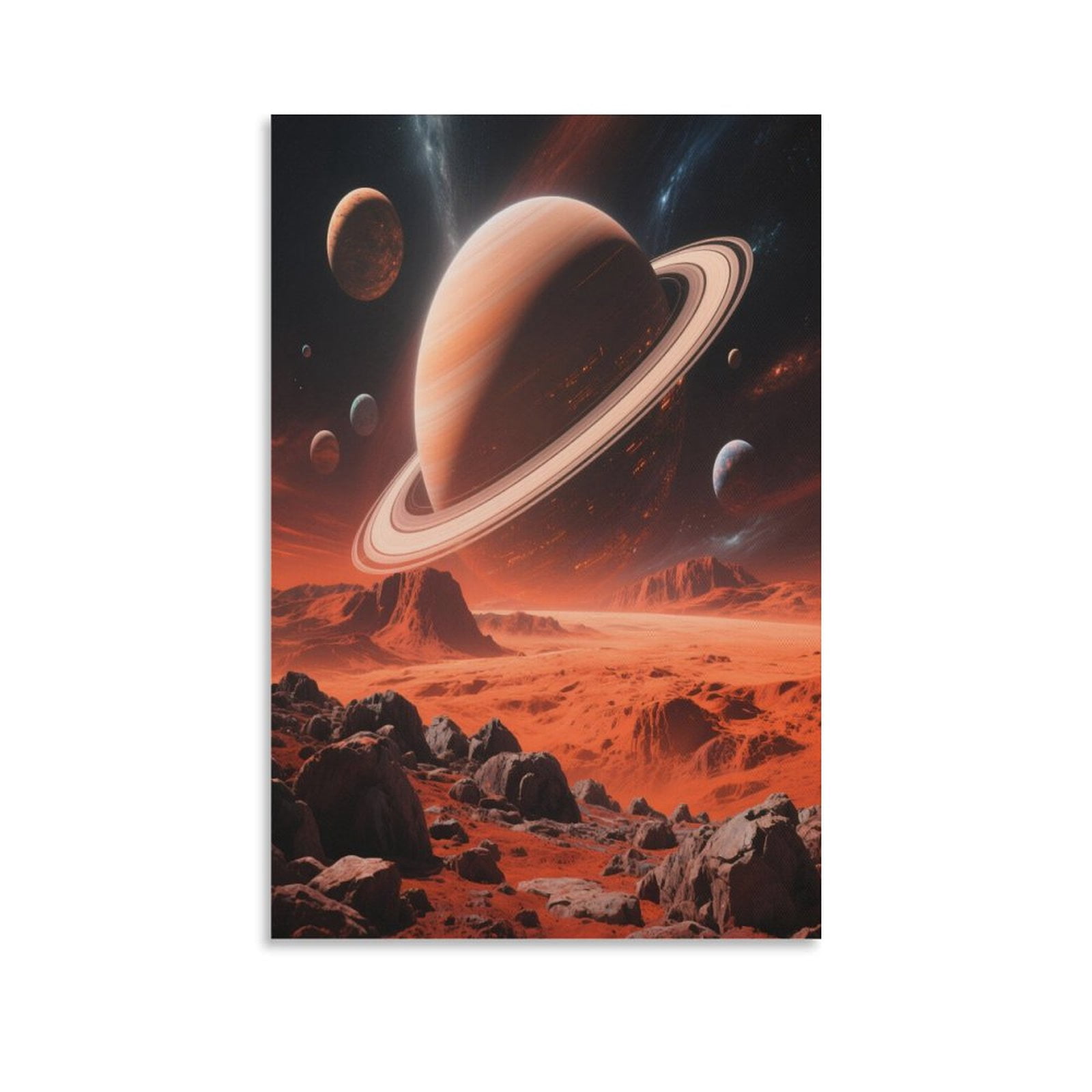 Galaxy Space Universe Planet Poster (17) Canvas Poster Wall Art Picture ...