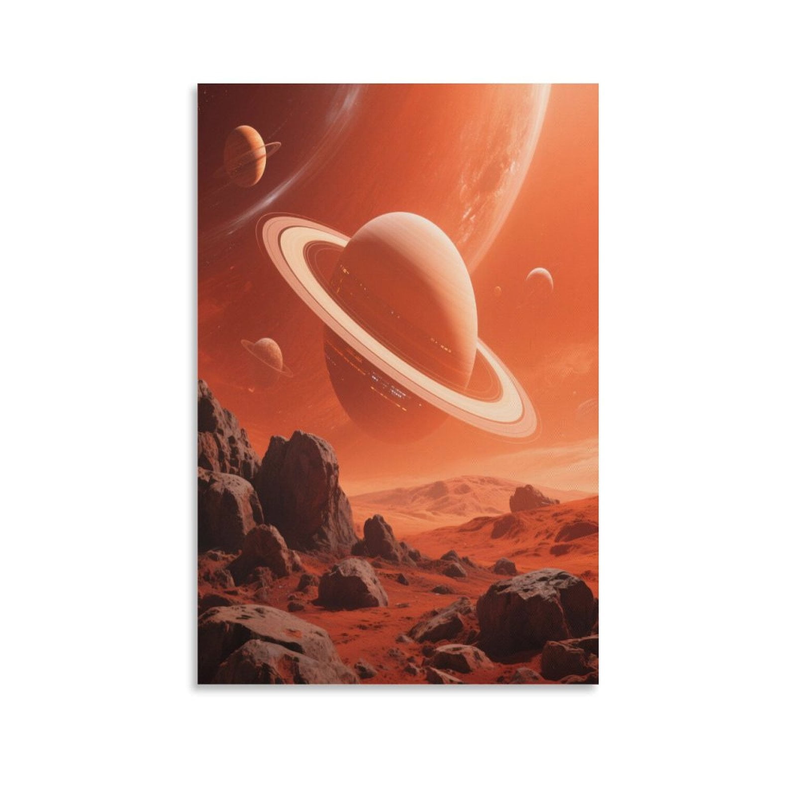 Galaxy Space Universe Planet Poster (19) Canvas Wall Art Prints Poster ...