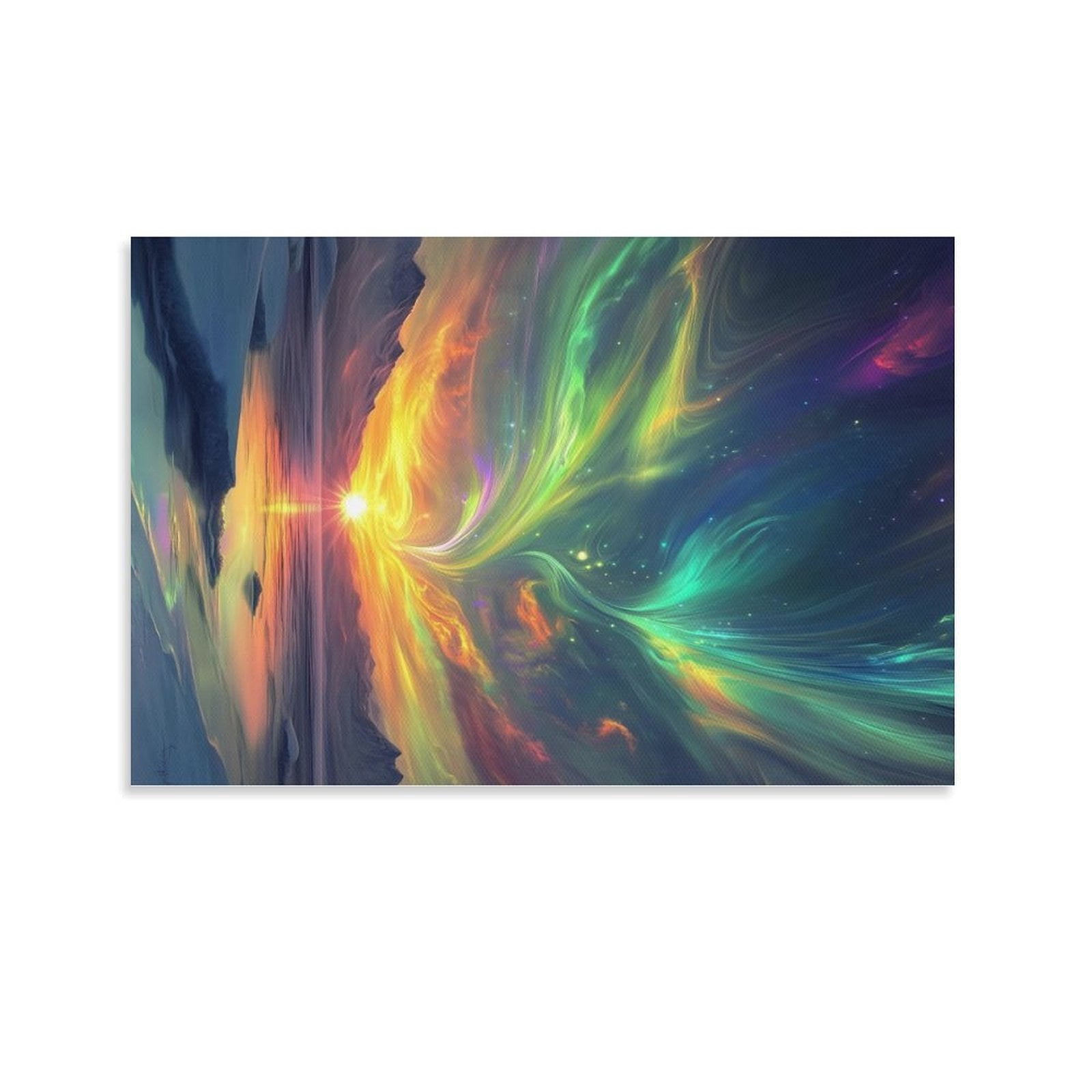 Galaxy Space Universe Planet Poster (40) Canvas Wall Art Poster ...