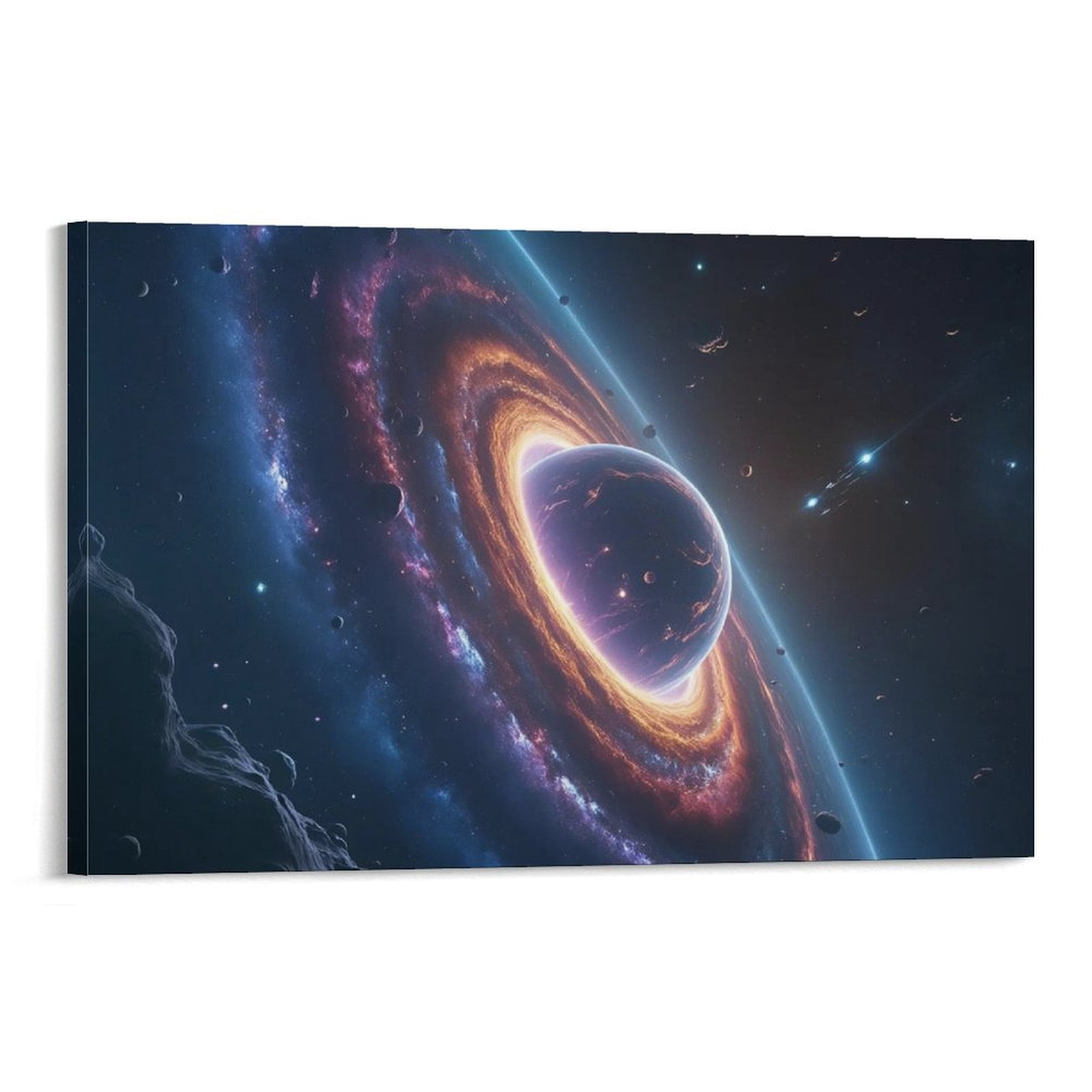 Galaxy Space Universe Planet Poster (5) Artworks Canvas Poster Room ...