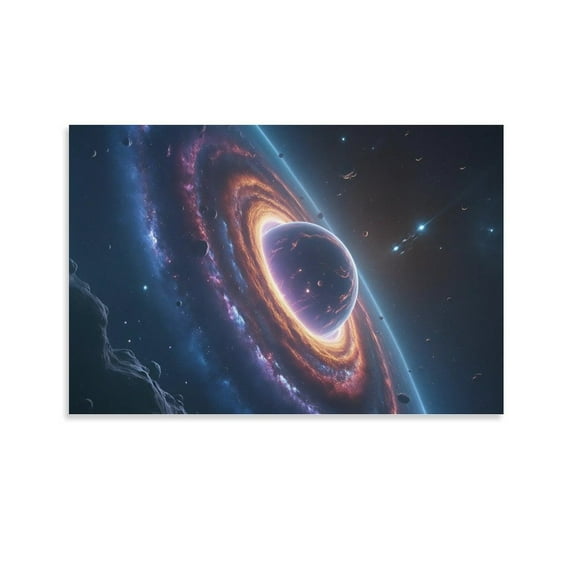 Galaxy Space Universe Planet Poster (5) Artworks Picture Print Poster Wall Art Painting Canvas Gift Decor Home Posters Decorative 20x30inch(50x75cm)
